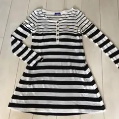 BURBERRY BLUE LABELボーダーワンピース　チュニック38