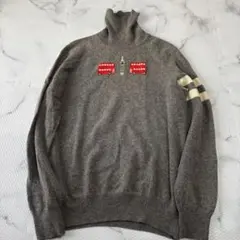 ✨美品✨ マスターバニーエディション カシミア混ハイネックニット　グレーL