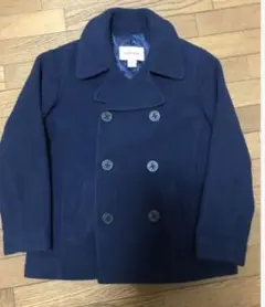 ランズエンドの裏地付き定番ピーコートランズエンド　ピーコート　5-6(米サイズ)