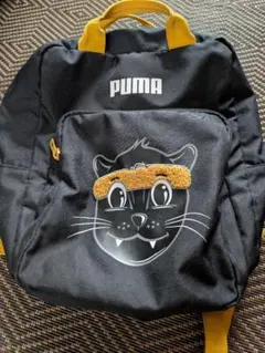 PUMA キッズ リュック ブラック イエローのサムネイル