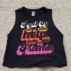 Zumba クロップドタンクトップ ブラック