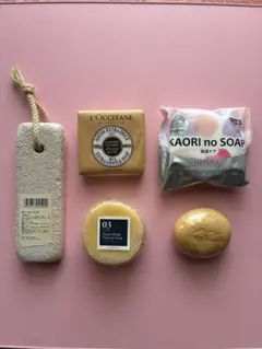 『未使用』軽石・せっけん4種類セット おまけ付き