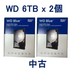 【2台セット】WD Blue 6TB ハードドライブ 動作中古品 Yahoo!オークション -「wd 6tb」の落札相場・落札価格
