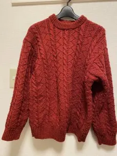 手編みニット ファッション