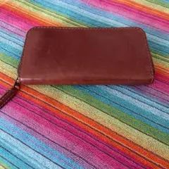 牛革長財布　ハンドメイド