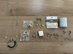 新品　イヤリング　ネックレス　リング　ヘアアクセサリー　まとめ売り　未使用