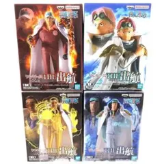 ワンピース　THE出航　赤犬　黄猿　青雉　コビー フィギュア4点セット