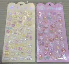 nunu 3Dシールセット パステルカラー 2シート