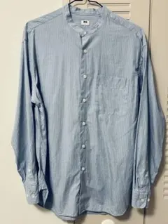 UNIQLO エクストラファインコットンオーバーサイズスタンドカラーシャツ　S