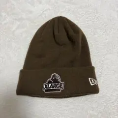 XLARGE ニット帽 ビーニー ブラウン NEW ERA