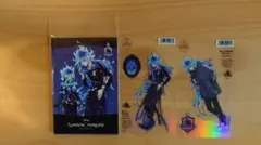 ツイステ イデア オルト 寮服 ステッカーポストカード ポスカ イグニハイド