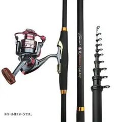 新品未使用 入門磯竿 高強度高弾性カーボン 2号5.4m 超硬調　ロッドのサムネイル
