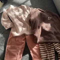 ユニクロフリースパジャマ110.120まとめ売りスヌーピー