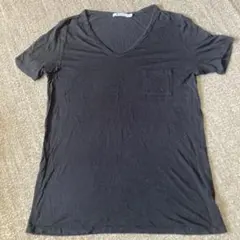 ALEXANDER WANG ブラック Vネック Tシャツ Mのサムネイル