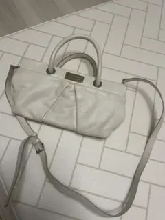 マークジェイコブス　ホワイトショルダーバッグ