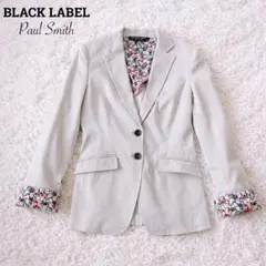 Paul Smith BLACK テーラード ジャケット 花柄 ボーダー 付け袖