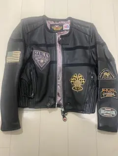 Harley-Davidson ブラックレザージャケット ヴィンテージ