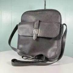 【希少】BALLY バリー ショルダーバッグ レザー　ダークブラウン