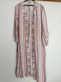 美品　moussy マウジー　ストライプ 長袖 シャツワンピース ベルト付き