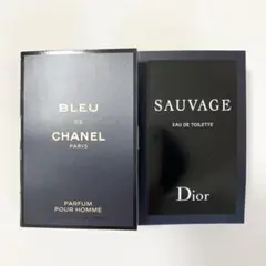 シャネル ブルードゥシャネル ディオール ソヴァージュ 香水 サンプル セット