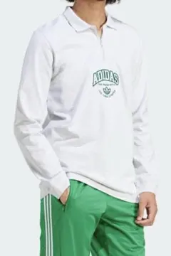 新品アディダス adidas 返品可 ライフスタイルVRCT 長袖ポロシャツ