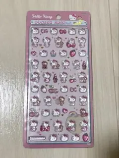 【国内正規品】 サンリオ mini ボンボンドロップシール　キティ　ピンク