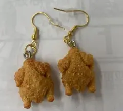 フライドチキンデザインピアス