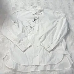 【新品】ユニクロ +J スーピマコットン　シャツ　M　ホワイト 白