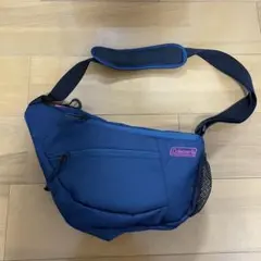 【新品・未使用】Coleman（コールマン）カメラショルダーバッグ ネイビー