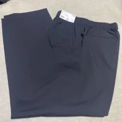 UNIQLOユニクロのワイドストレートパンツ黒XL新品未使用丈長め