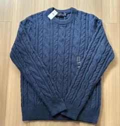 GAP ケーブルニットセーター M ブルー