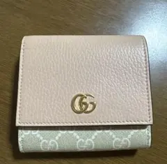 美品】GUCCI GGスプリーム マーモント 2つ折り財布 658610 - メルカリ