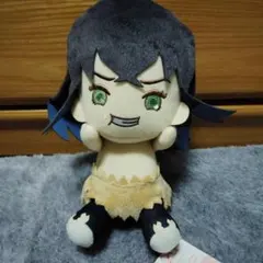 鬼滅の刃 でっかいぽふっとぬいぐるみ 嘴平伊之助 素顔