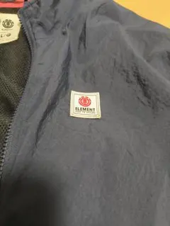 ELEMENT ナイロンジャケット L/G ネイビー/レッド