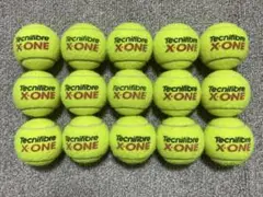 中古テニスボール Tecnifibre X-ONE 15個