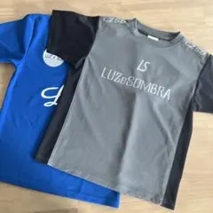 LUZ e SOMBRA シャツ グレー/ブラック　150