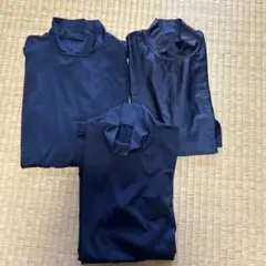 野球アンダーシャツ　ネイビー