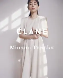 clane×田中みな実　SQUARE SLEEVE ALL IN ONE CLANE✖️田中みな実】スクエアスリーブオールインワンの通販 by