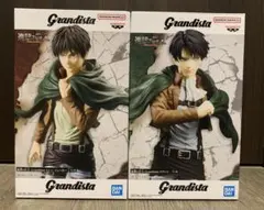 進撃の巨人 Grandista フィギュア エレン＆リヴァイ 6点セット - メルカリ