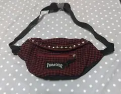 【jouetie×THRASHER】鋲付きウエストポーチ ボディバッグ