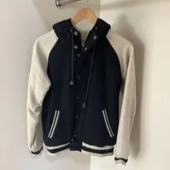 collect point フード付きスタジャンジャケット 裏ボア