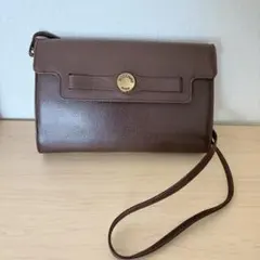 MOSCHINO モスキーノ ブラウン ショルダーバッグ クラッチ 王冠 栓抜き