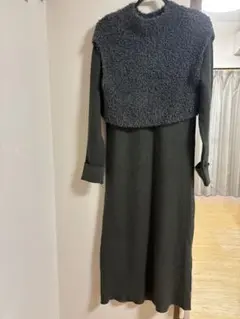 kbf ワンピース長袖