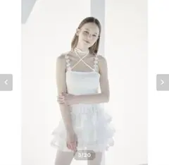 lilLilly マルチリボンカップ付きリブキャミソールのサムネイル