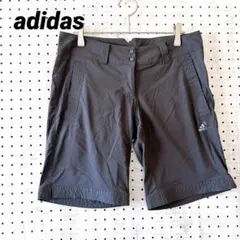 アディダス CLIMALITE スポーツショーツ（S）グレー ナイロンストレッチ