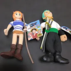 ジャンク　ワンピース　スペシャルパーツ付ぬいぐるみ　ナミ　ゾロ