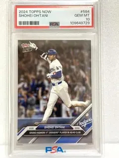 大谷翔平 PSA10 Topps Dodgers 40/40達成 記念カード
