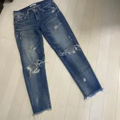 MOUSSY ダメージ　スキニージーンズ