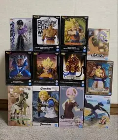 ドラゴンボールとワンピースとフィギュア　12点セット新品