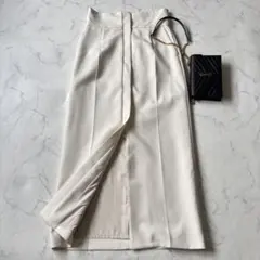 ADAM ET ROPE アダムエロペ　リーンマキシスカート　アイボリー M